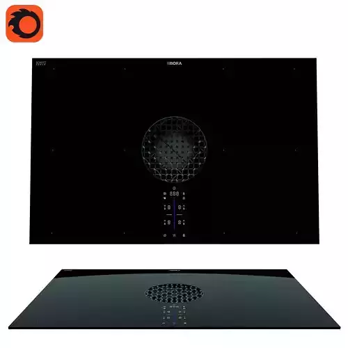 BORA X Pure induction hob with integrated cooker hood 