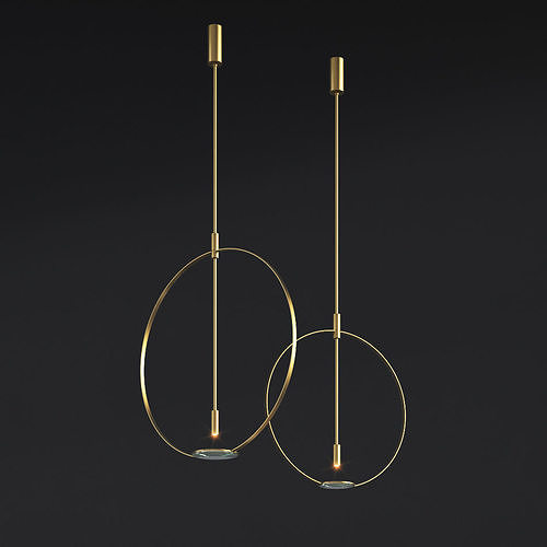 Magnifier Celing Pendant Lamp Formafantasma 3D model