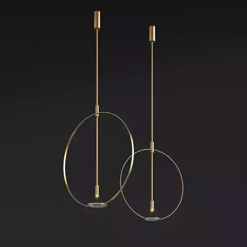 Magnifier Celing Pendant Lamp Formafantasma 3D model
