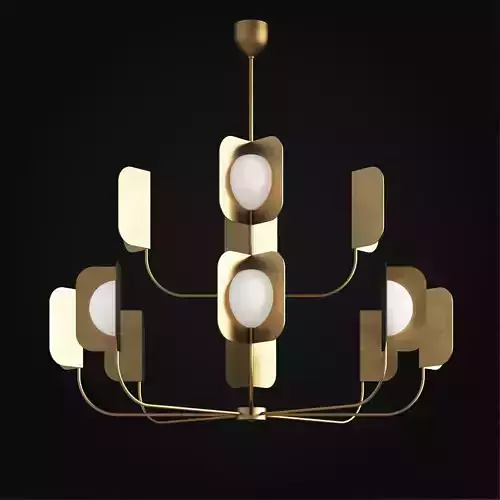 mmlampadari Leaf Chandelier