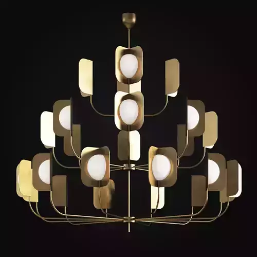 mmlampadari Leaf Chandelier 3 Tier