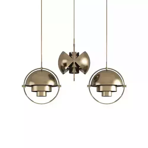 Gubi Multi Lite Pendant Louis Weisdorf 3D model