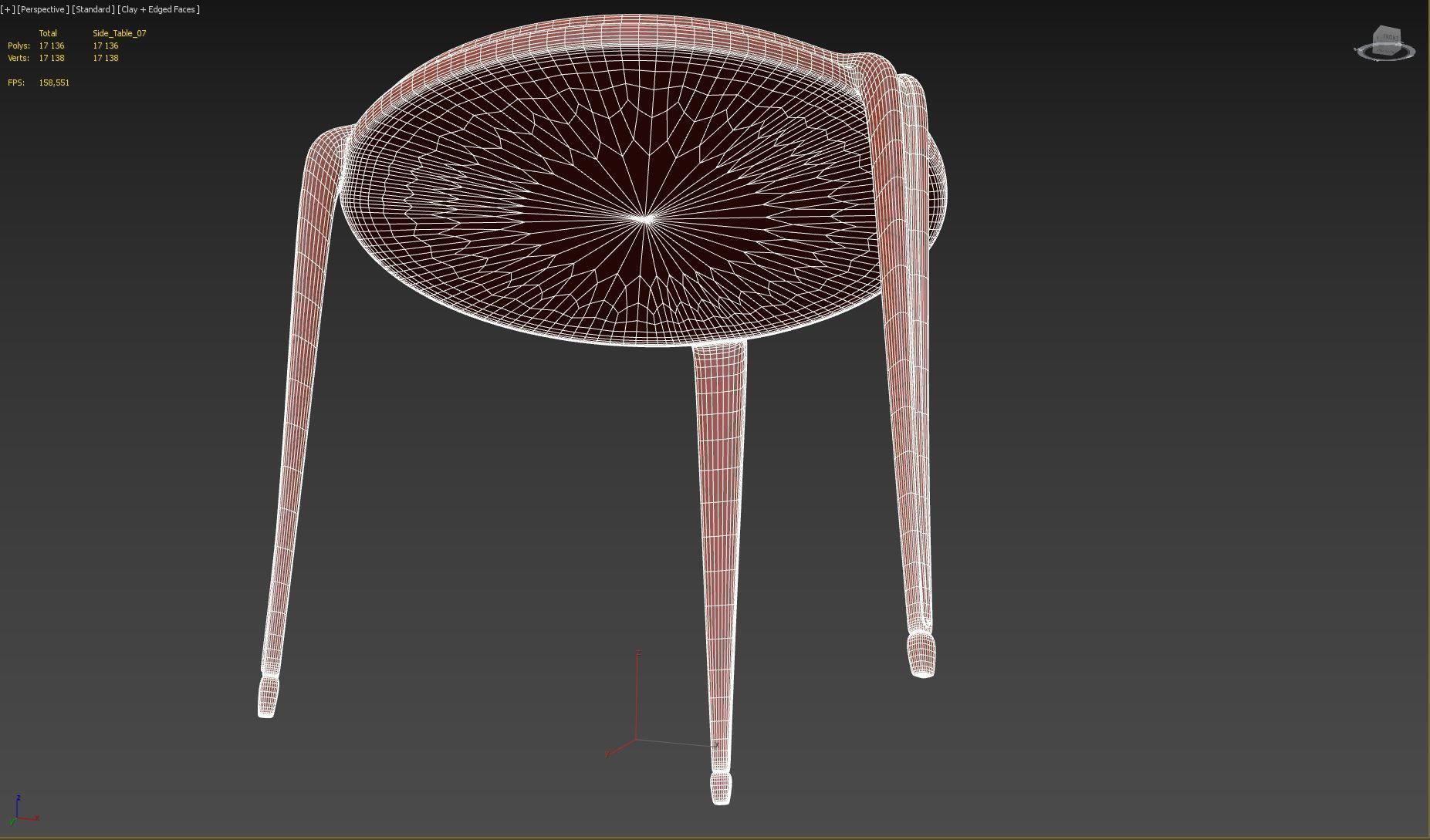 Side Table 07 3D model_17