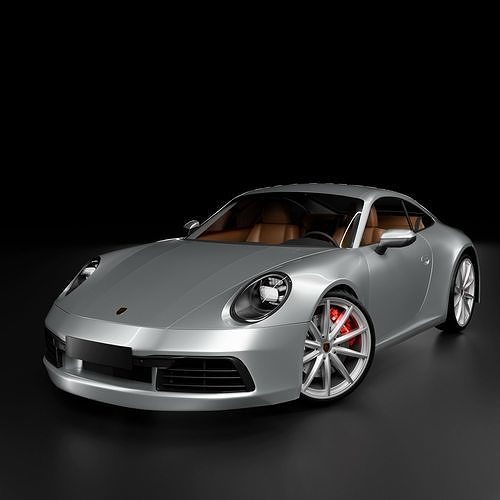 Porshe 911 carrera s coupe 2019 MODEL Low-poly 3D model