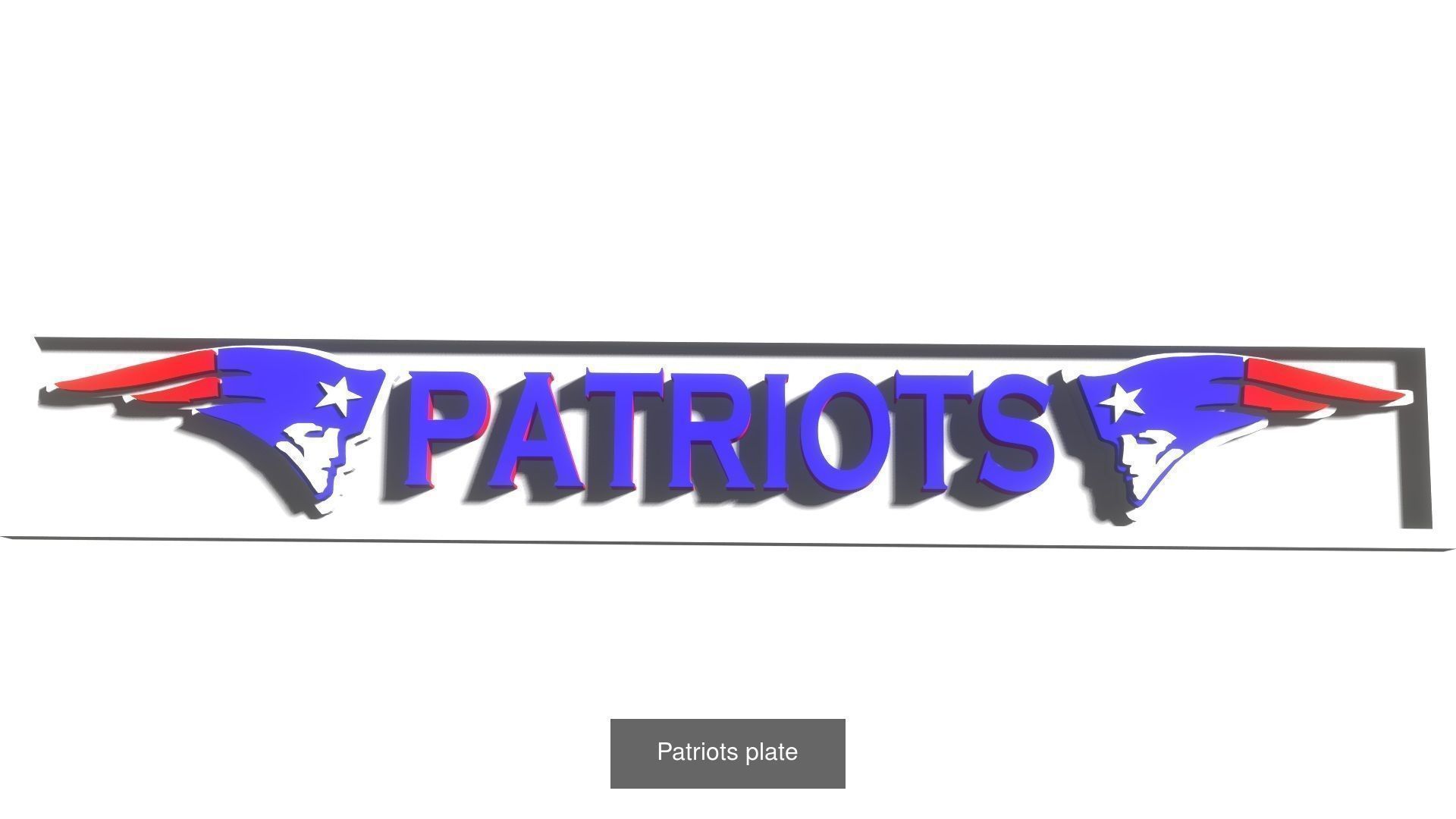New England Patriots variations 3D Model Collection_5