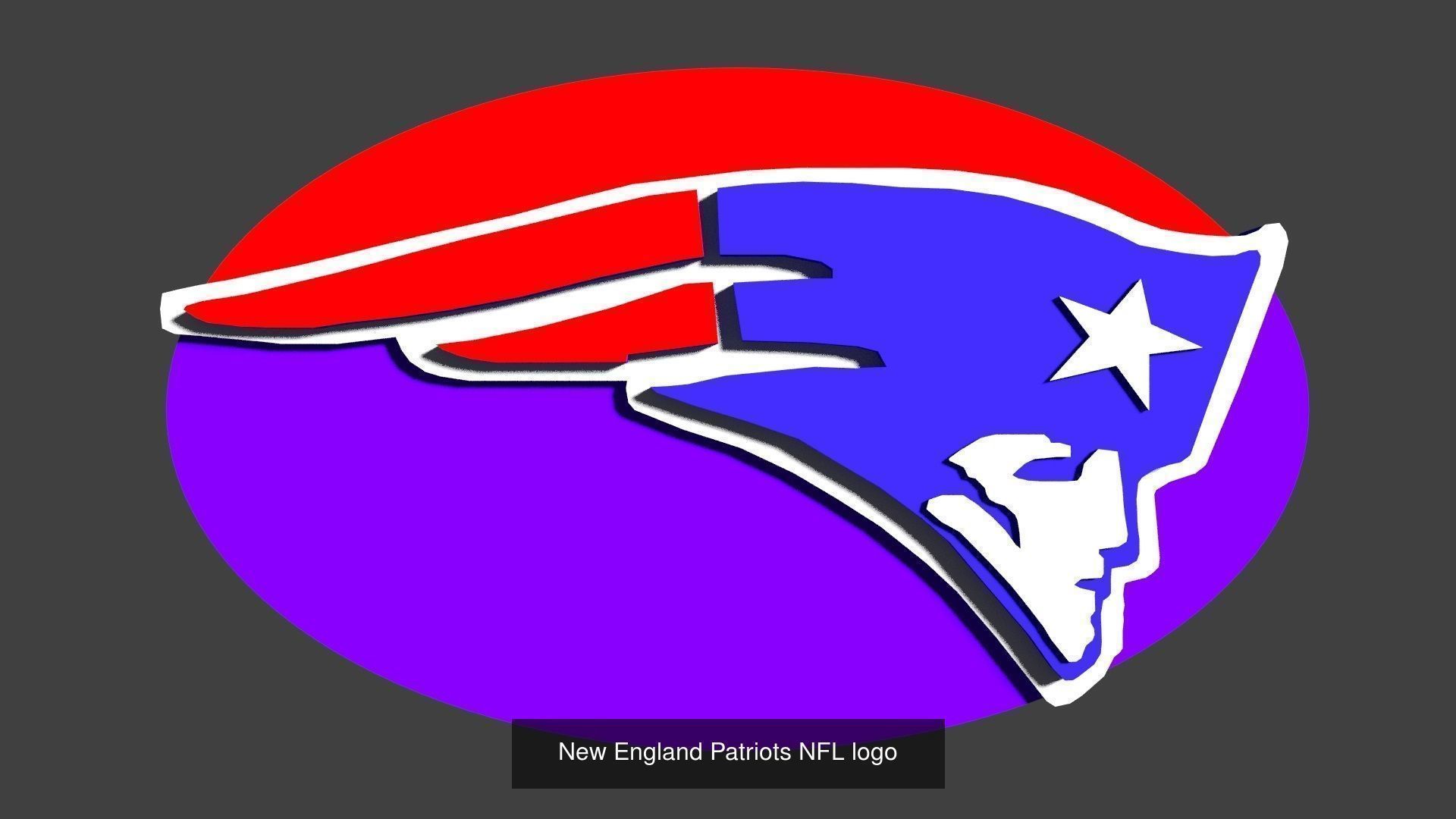 New England Patriots variations 3D Model Collection_1
