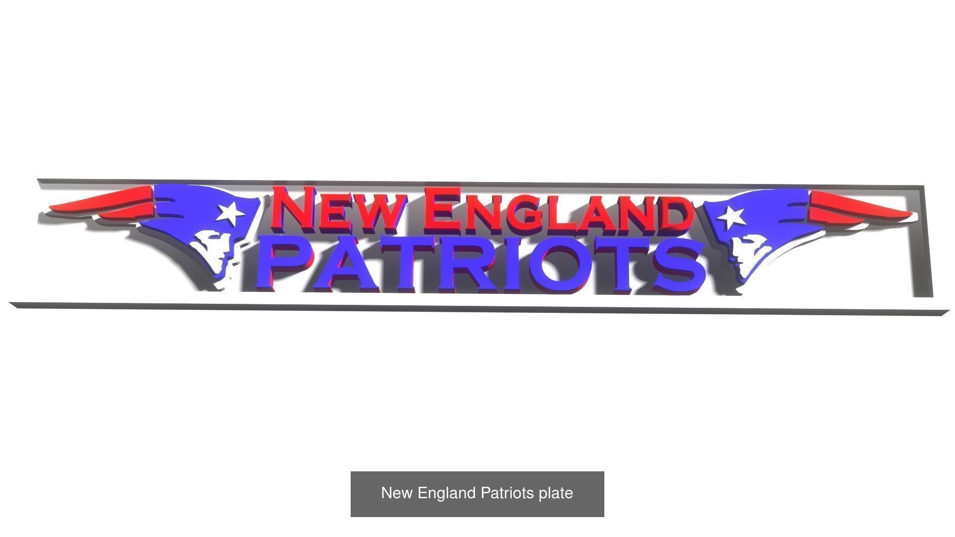 New England Patriots variations 3D Model Collection_3