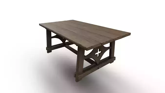 Old Medieval Table