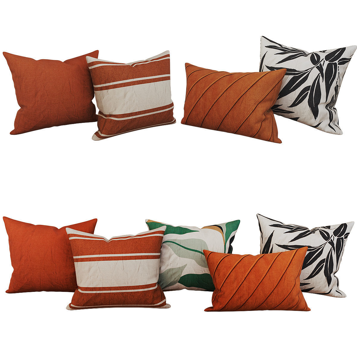 Decorative set pillow vol 4 3D model_1