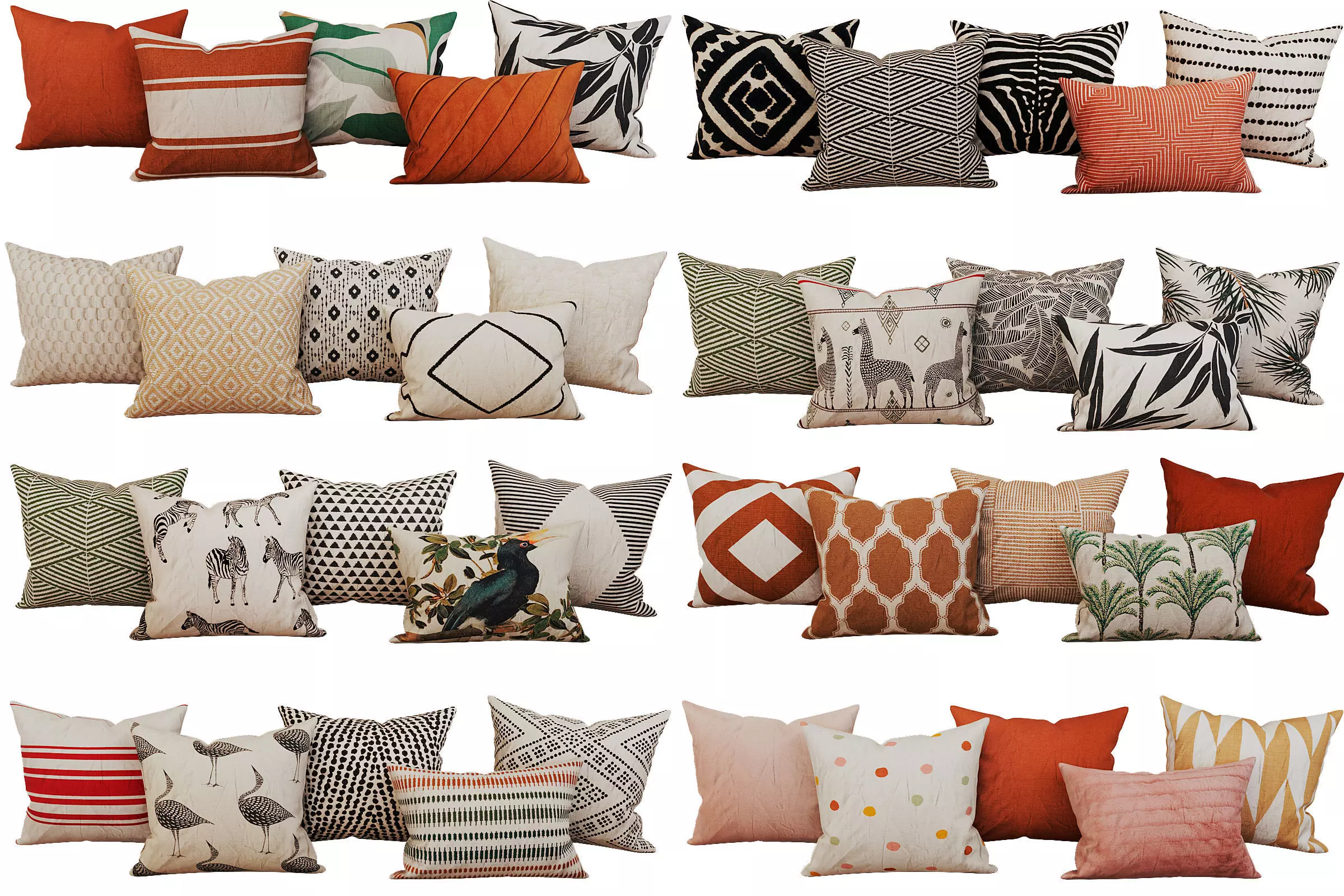 Decorative set pillow vol 4 3D model_0