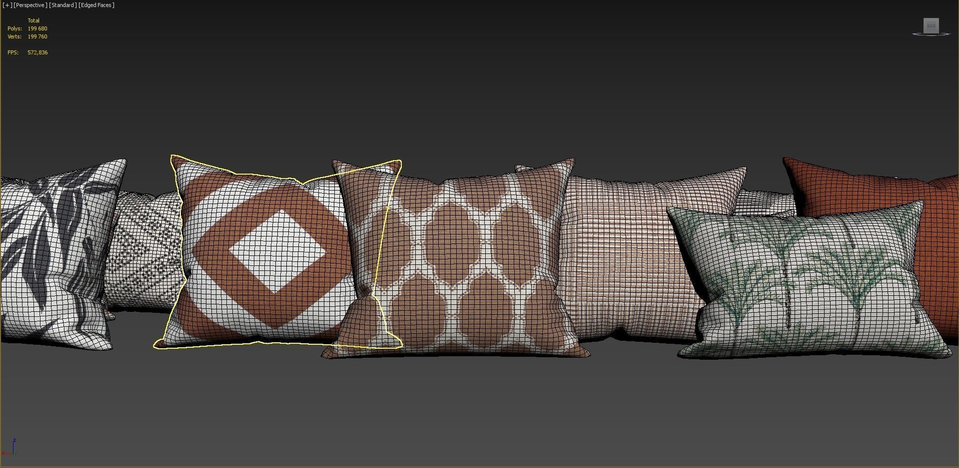 Decorative set pillow vol 4 3D model_20