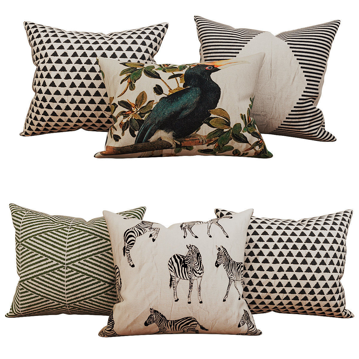 Decorative set pillow vol 4 3D model_16