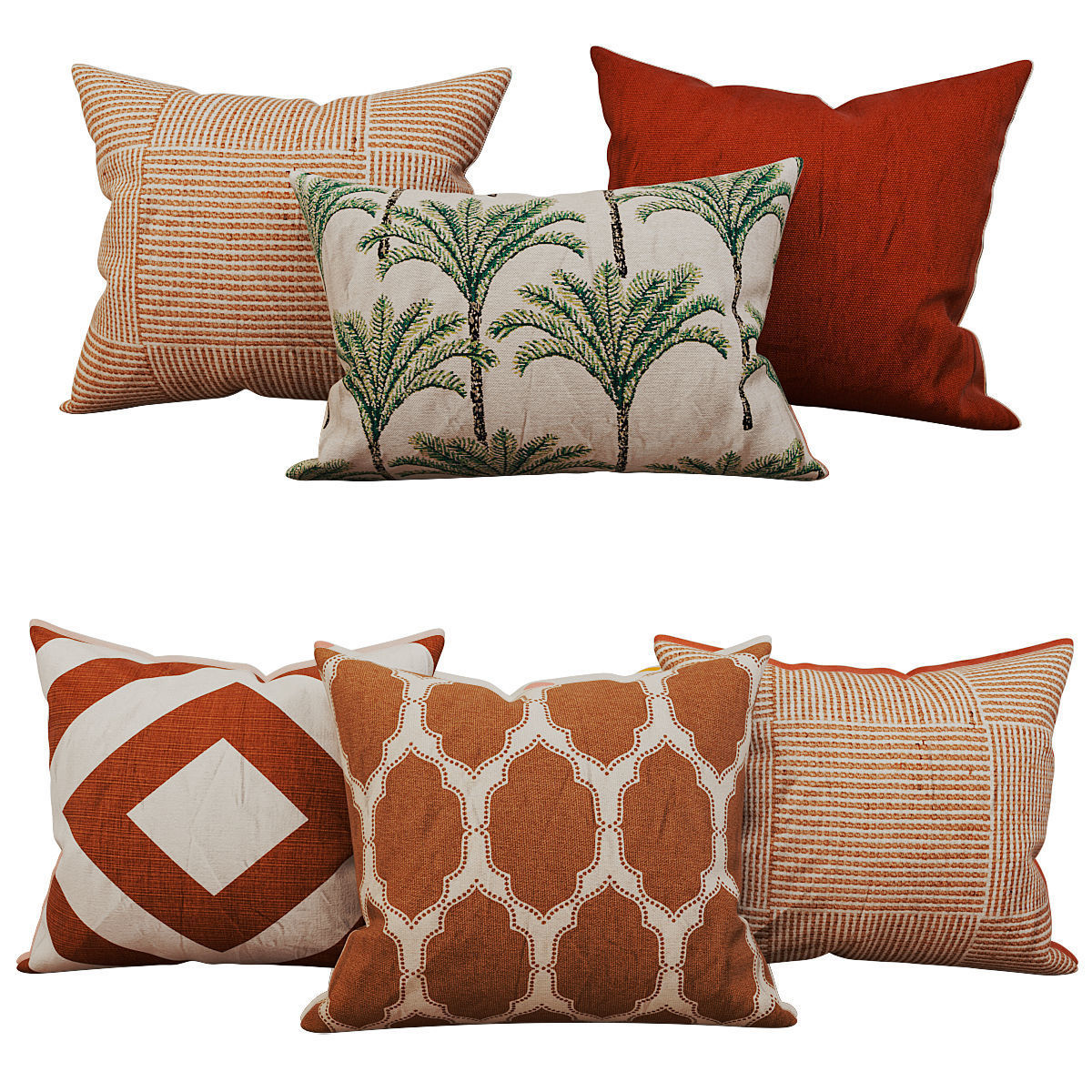 Decorative set pillow vol 4 3D model_6