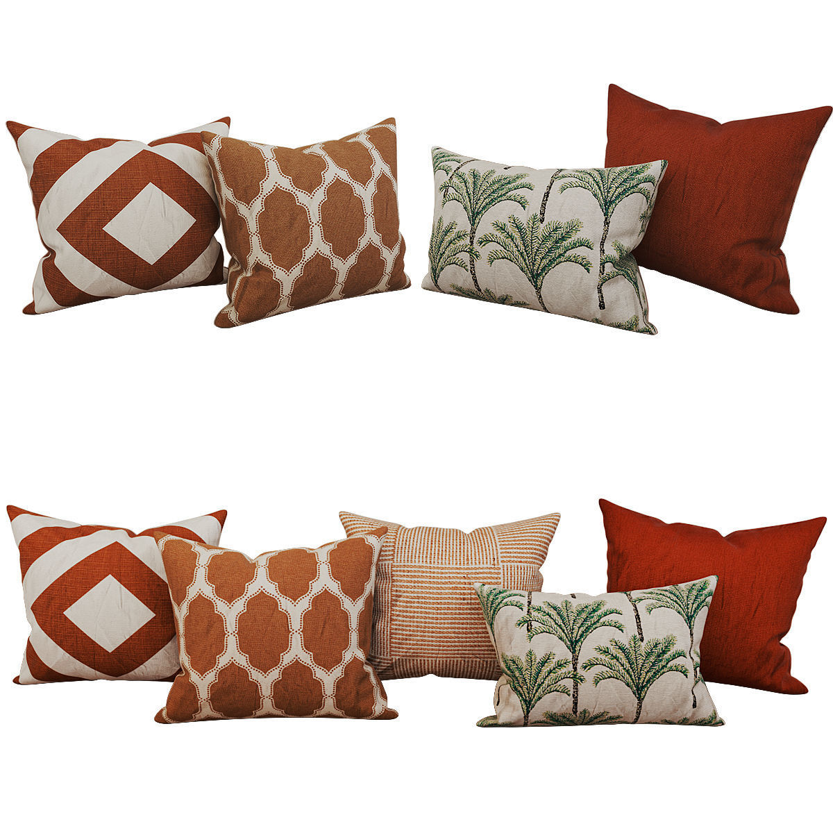 Decorative set pillow vol 4 3D model_5