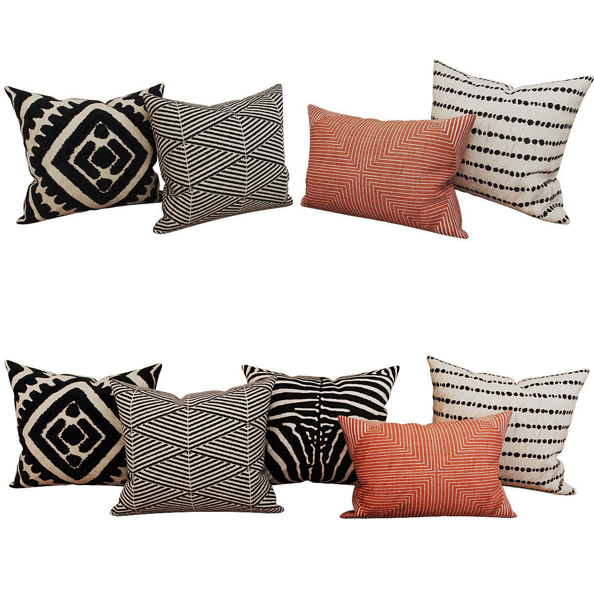 Decorative set pillow vol 4 3D model_11