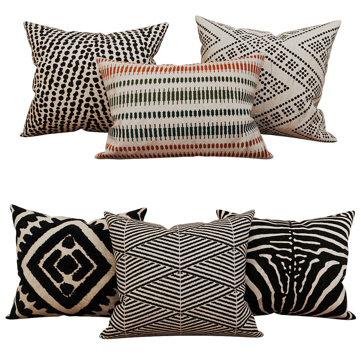 Decorative set pillow vol 4 3D model_12