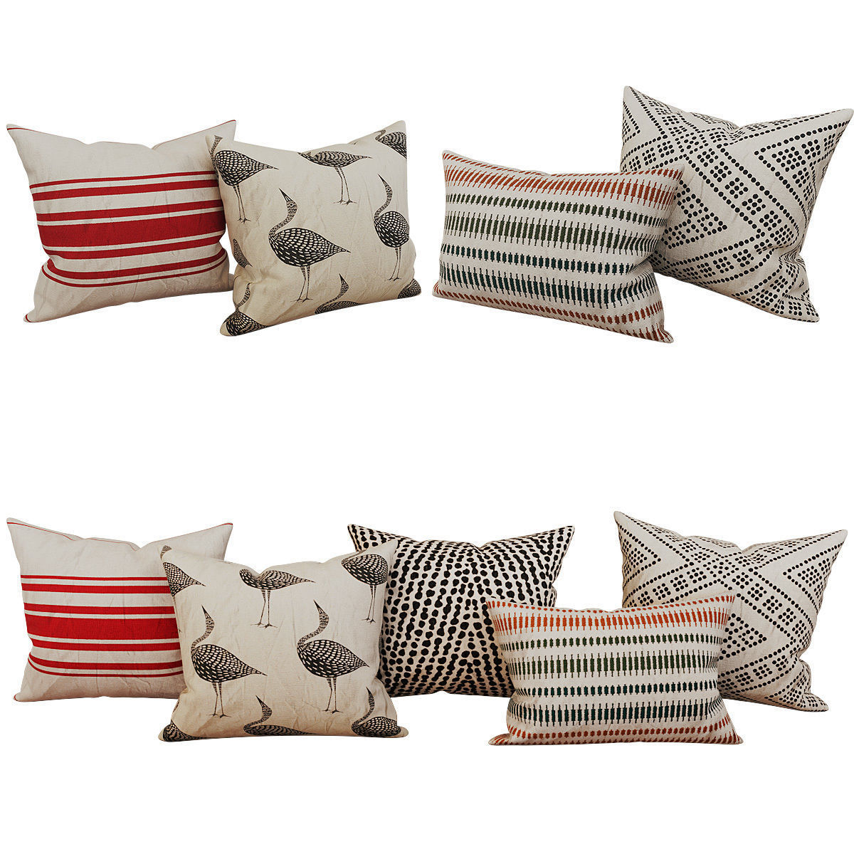 Decorative set pillow vol 4 3D model_9