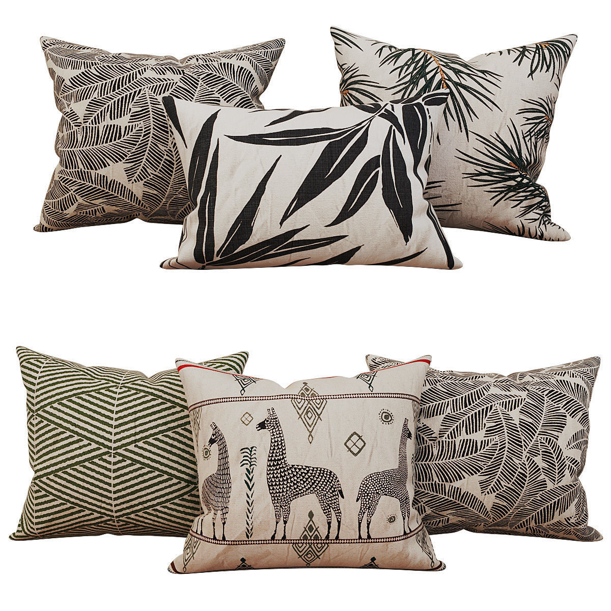 Decorative set pillow vol 4 3D model_14