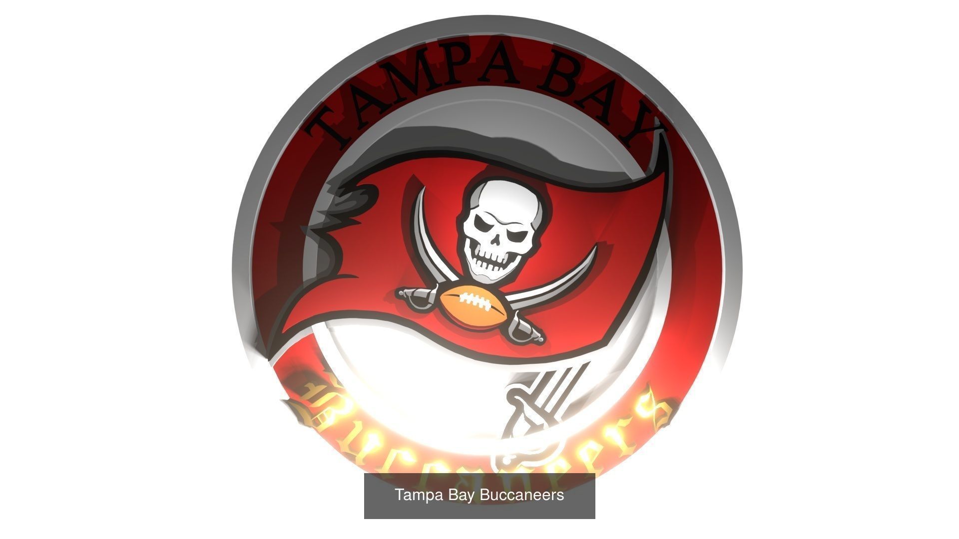 Buccaneers logo variations 3D Model Collection_12