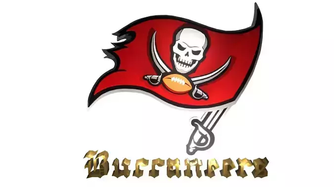 Buccaneers logo variations 3D Model Collection