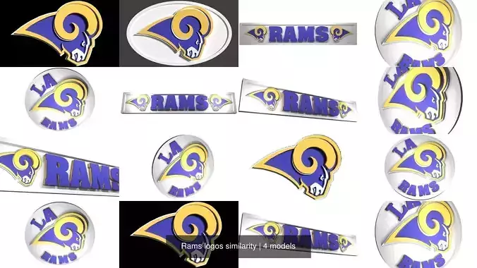 Rams logos similarity