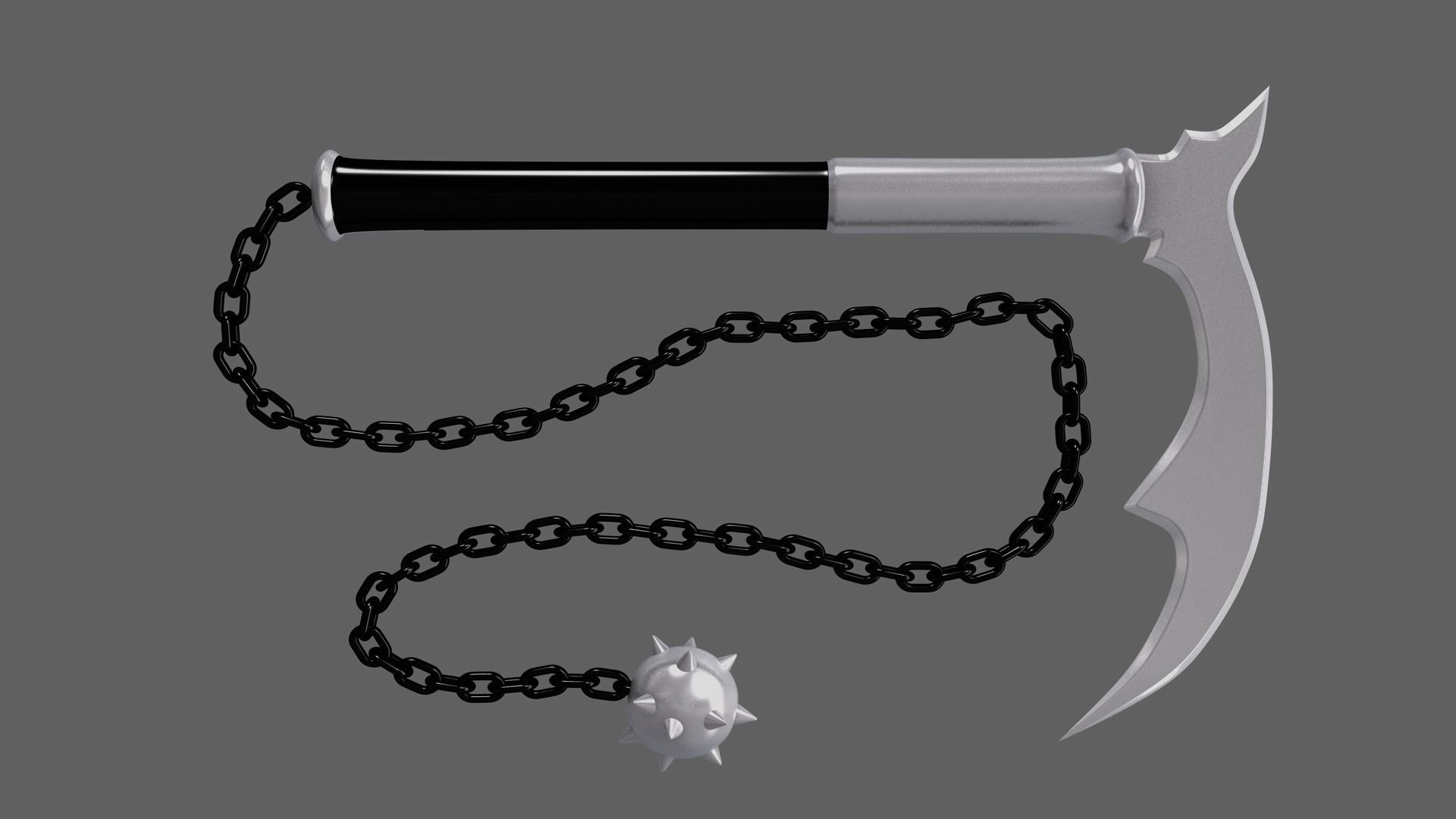 Heavy Kusarigama 3D model_2