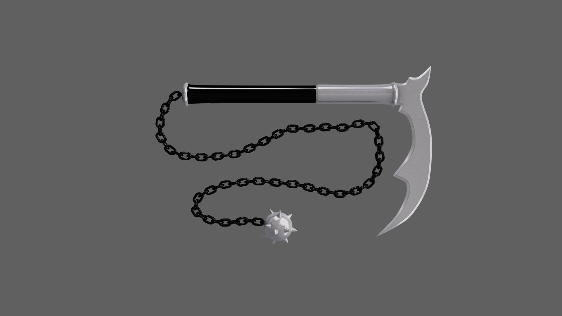 Heavy Kusarigama 3D model_1