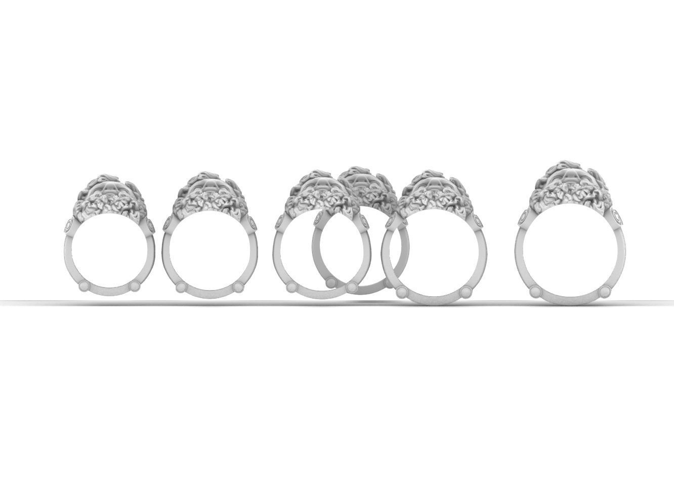 zeus Jupiter   ring   3D print model_15