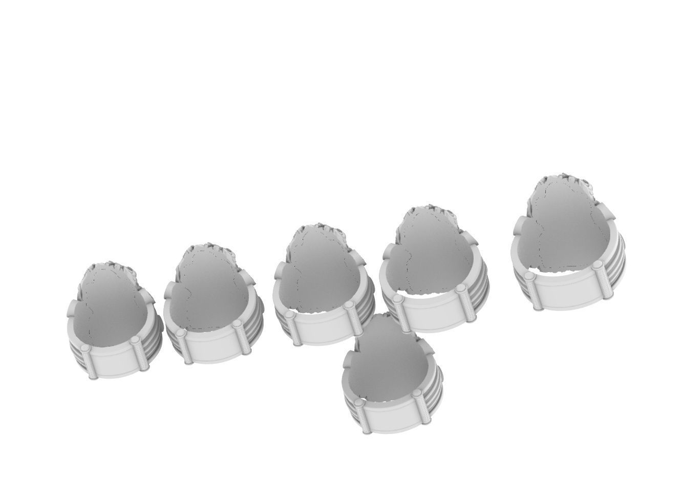 zeus Jupiter   ring   3D print model_7