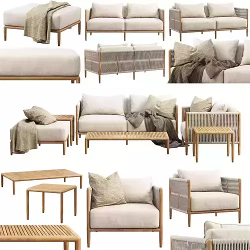 Brown Jordan Maldives outdoor furniture collection 
