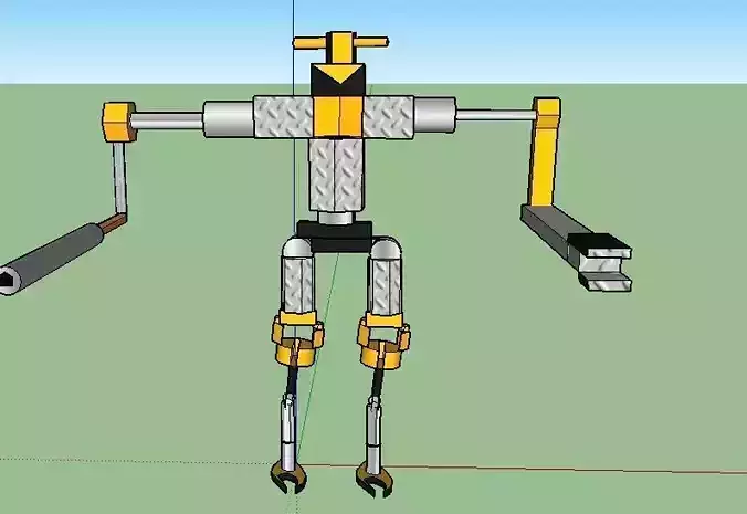 robot model from sketchup 