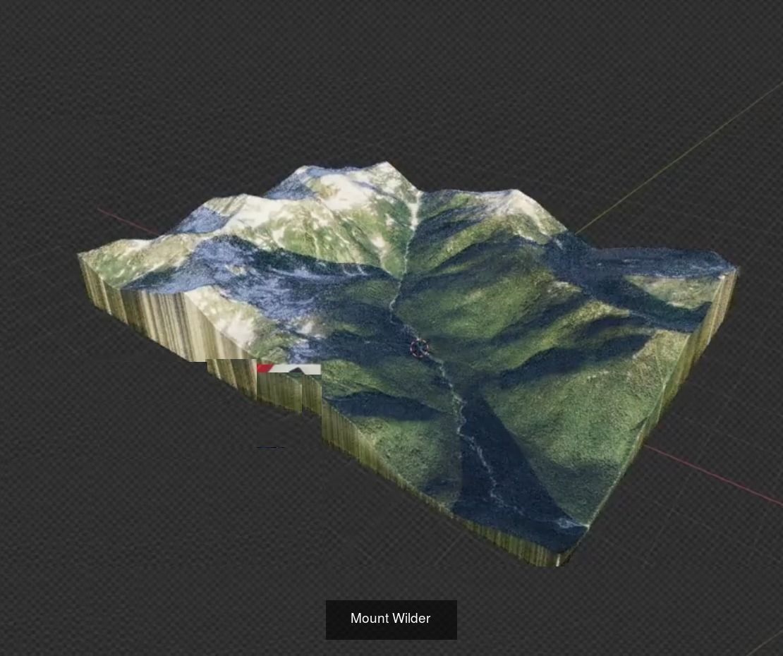 Topographical tarrains 3D Model Collection_7