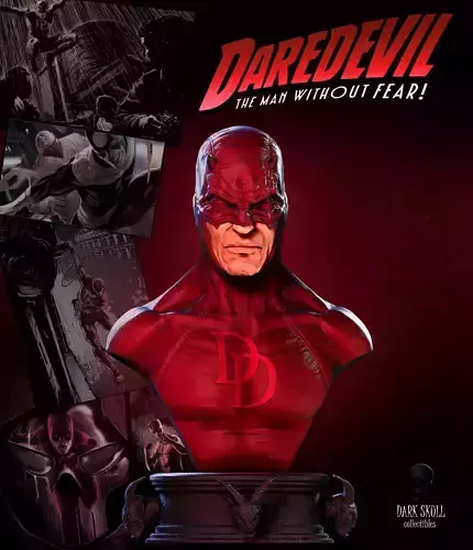 CLASSIC DAREDEVIL BUST  3D print model