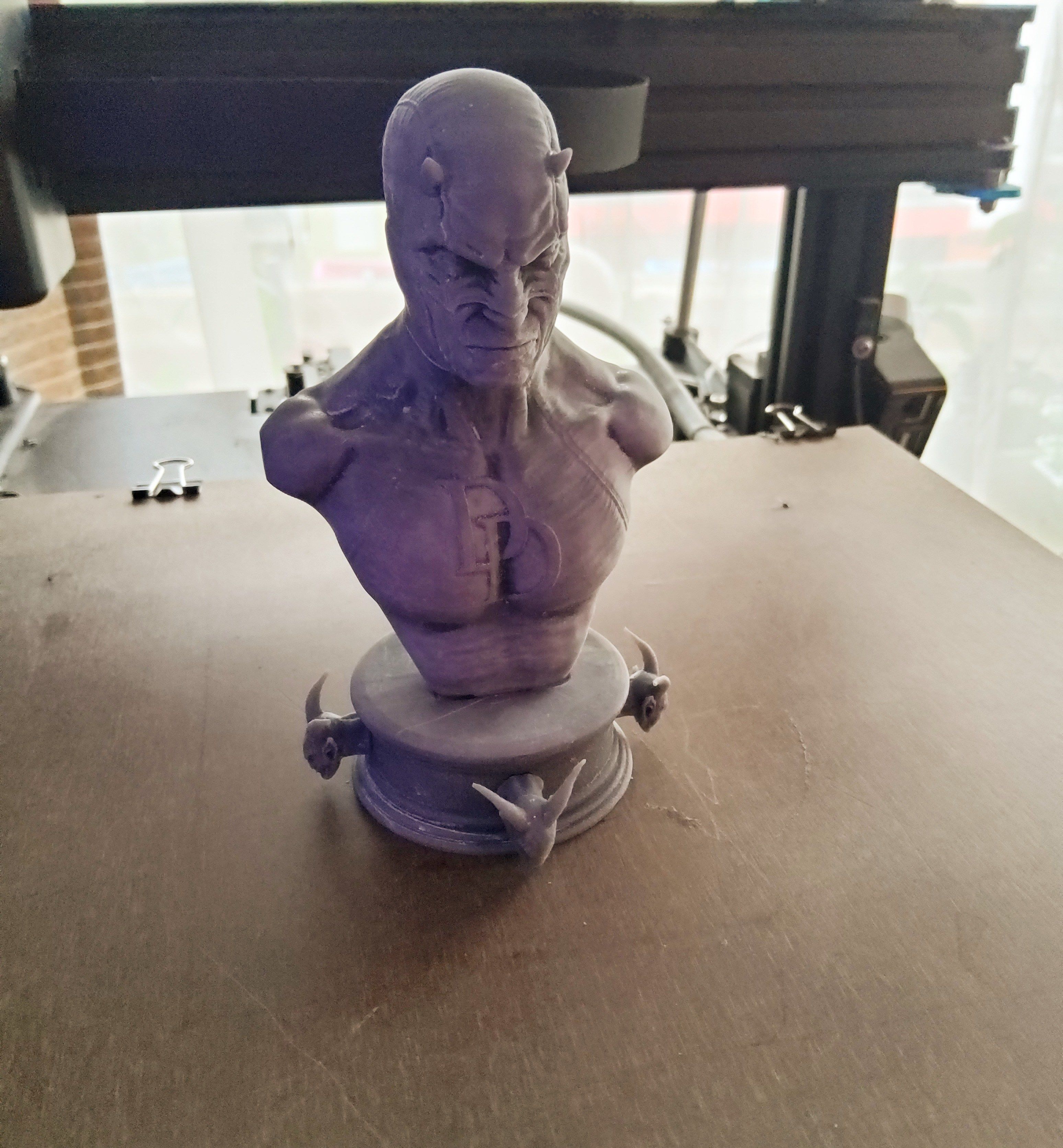 CLASSIC DAREDEVIL BUST  3D print model_2