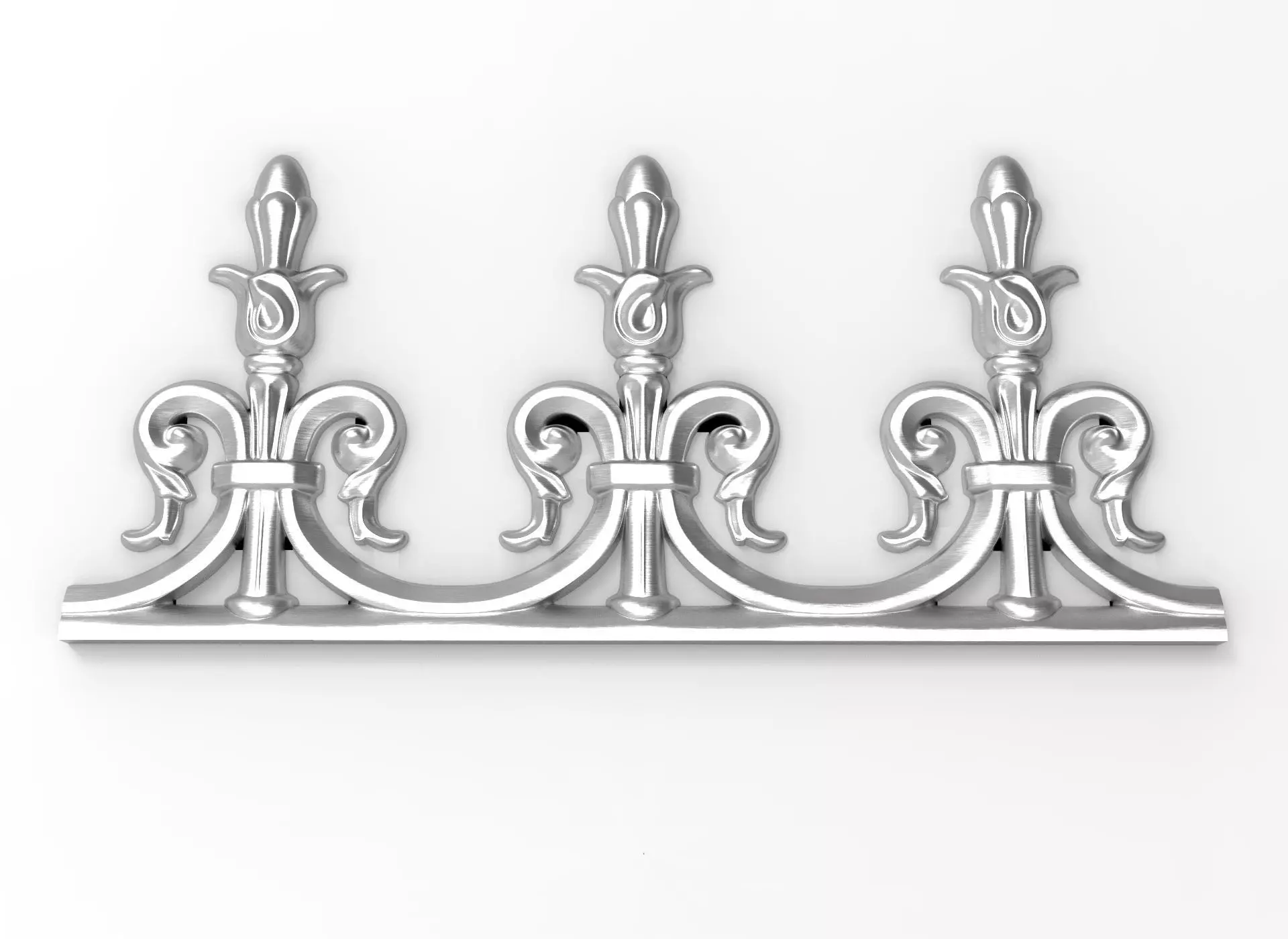 Roof ornement friezes tulip pattern HD model for CNC or Printer 3D print model_0