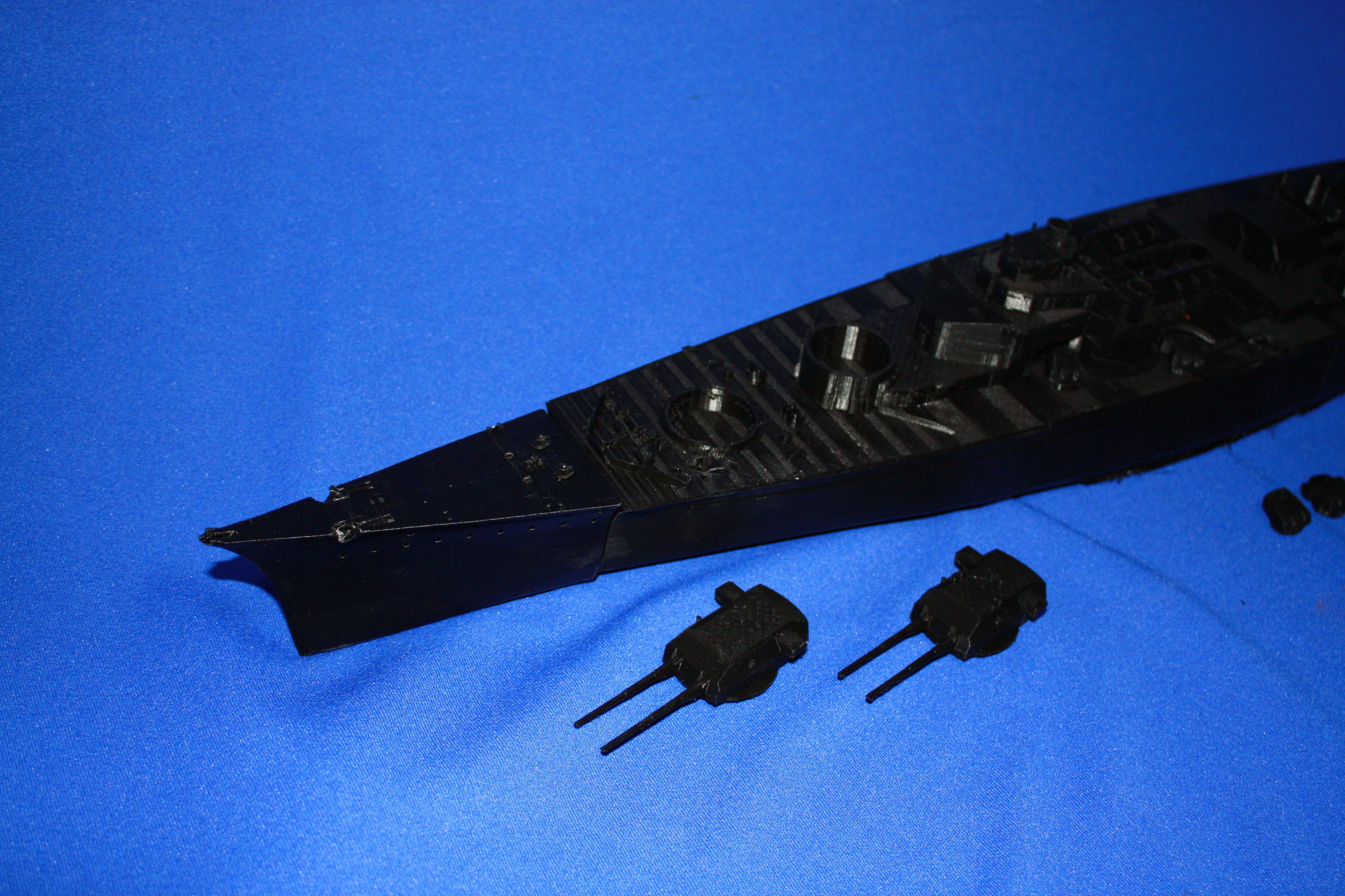 The sunk german battleship Bismarck 3D print model_12