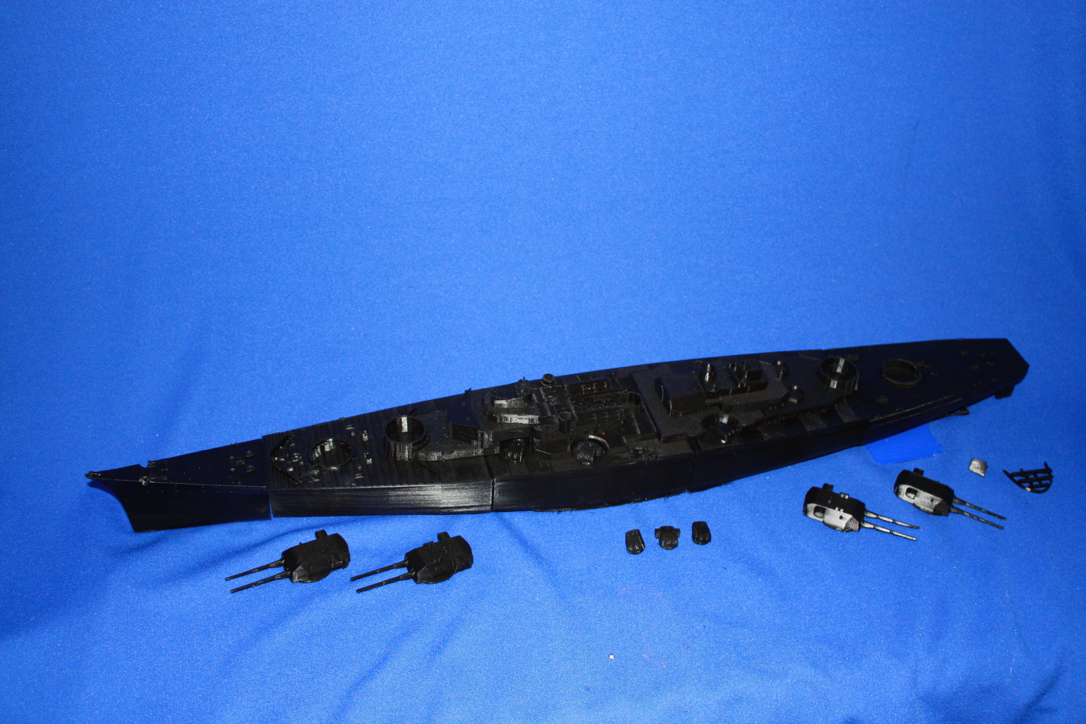 The sunk german battleship Bismarck 3D print model_13