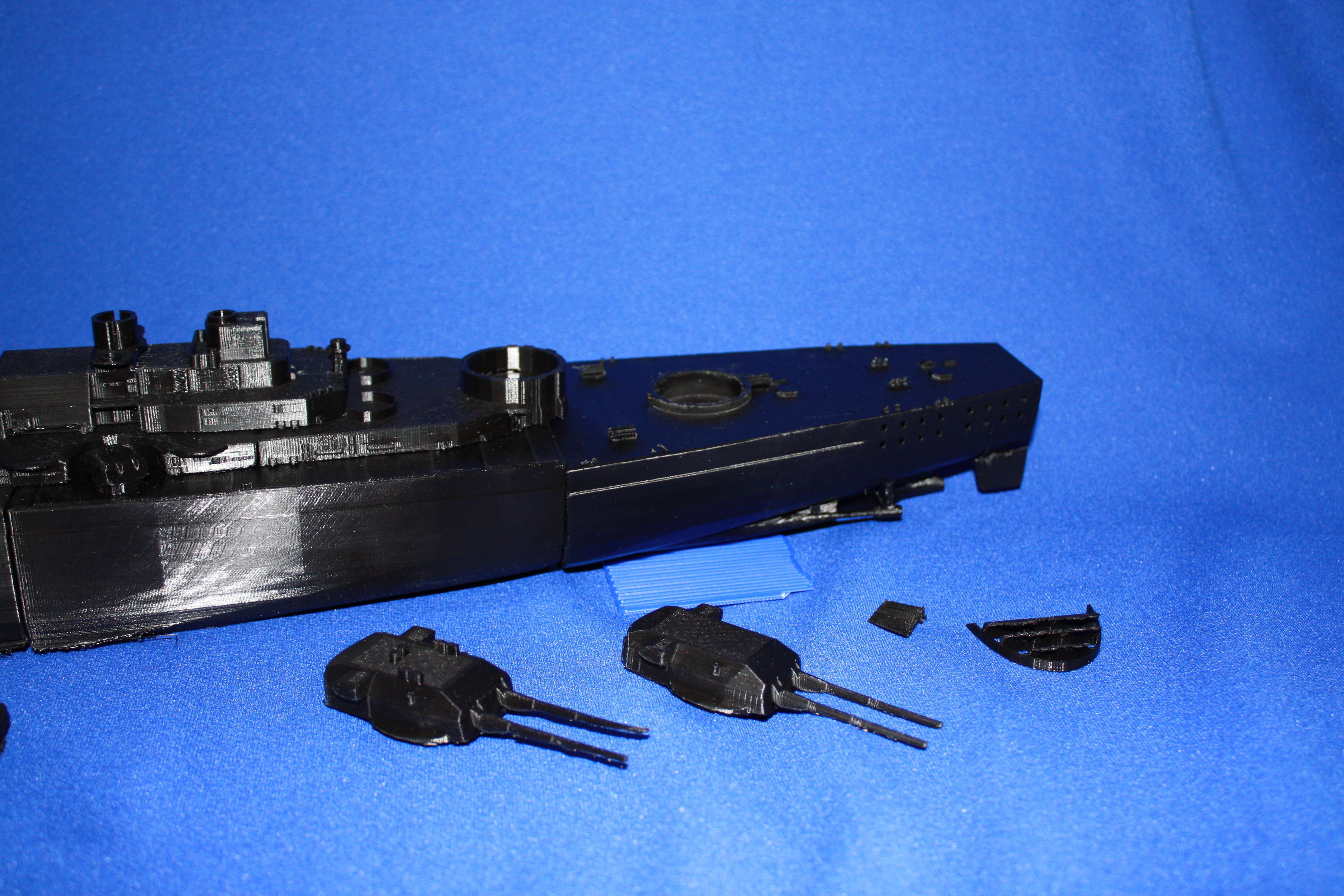 The sunk german battleship Bismarck 3D print model_15