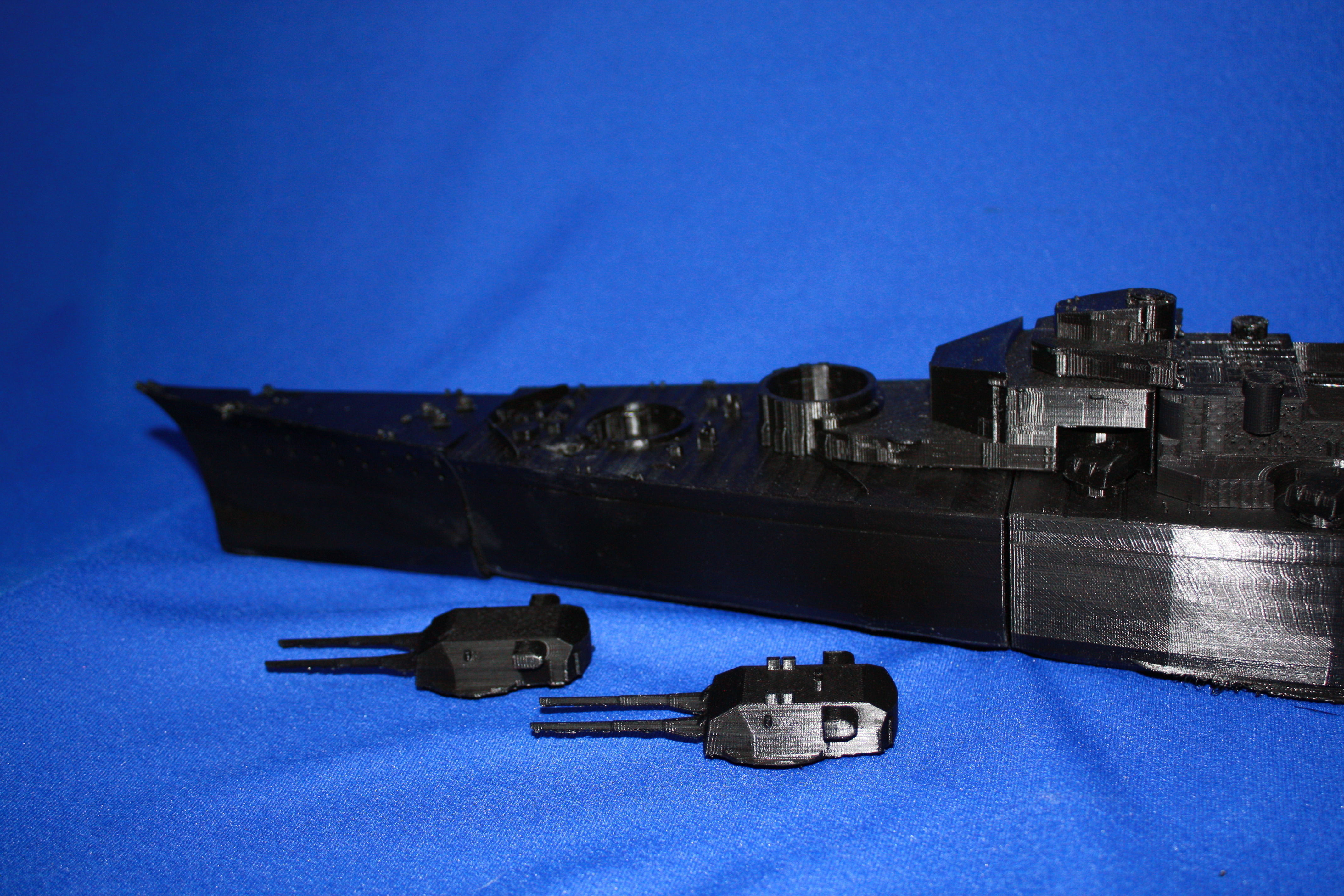 The sunk german battleship Bismarck 3D print model_10