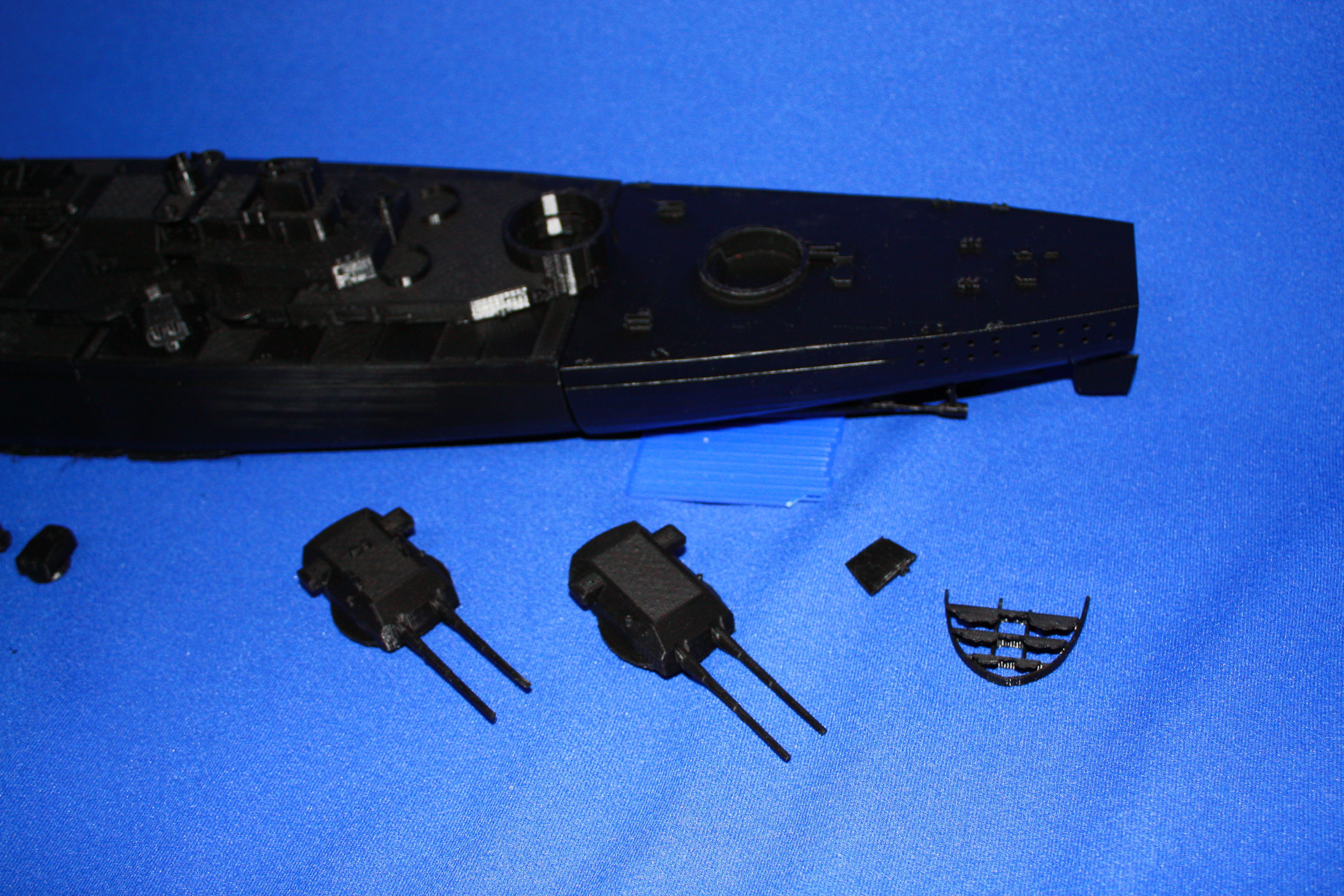 The sunk german battleship Bismarck 3D print model_14