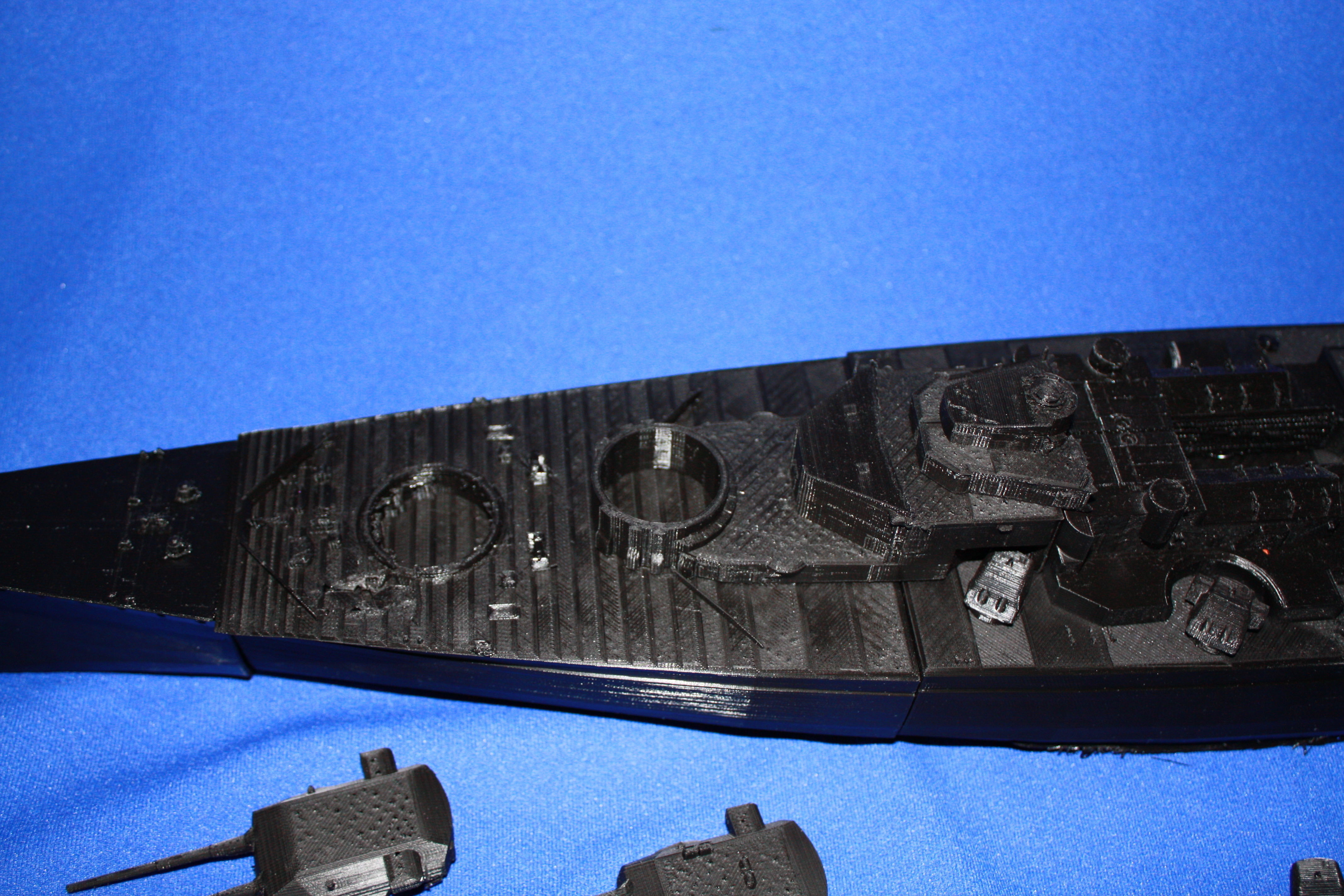 The sunk german battleship Bismarck 3D print model_9