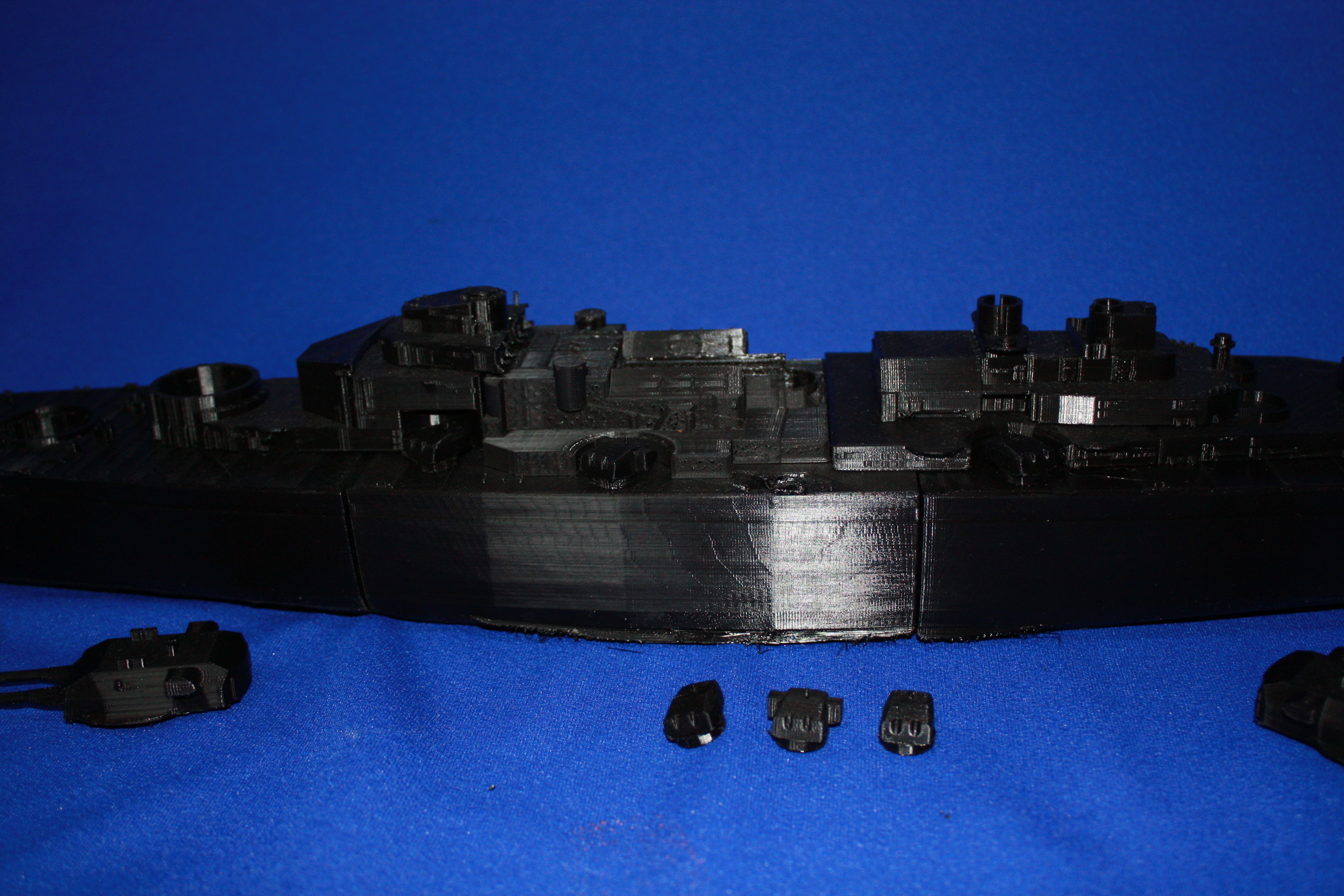 The sunk german battleship Bismarck 3D print model_8