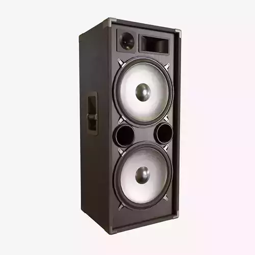 PA Speaker Low-poly 3D model