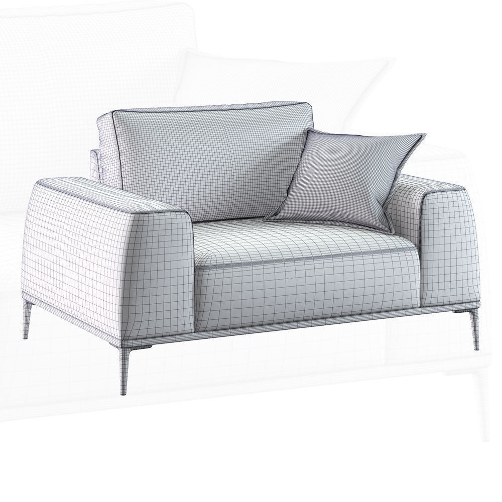 armchair Fargo 3D model_3