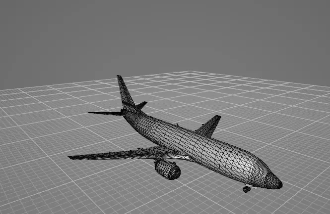 Lufthansa Boing 737-400 Free 3D model