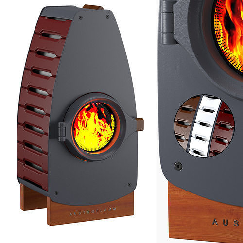 Bobby fireplace 3D model