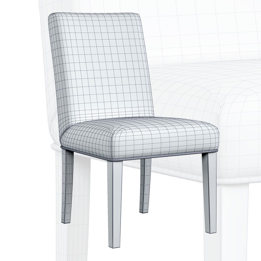 chair Parson 3D model_6