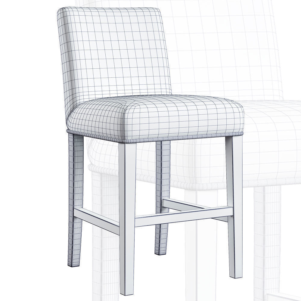 chair Parson 3D model_9