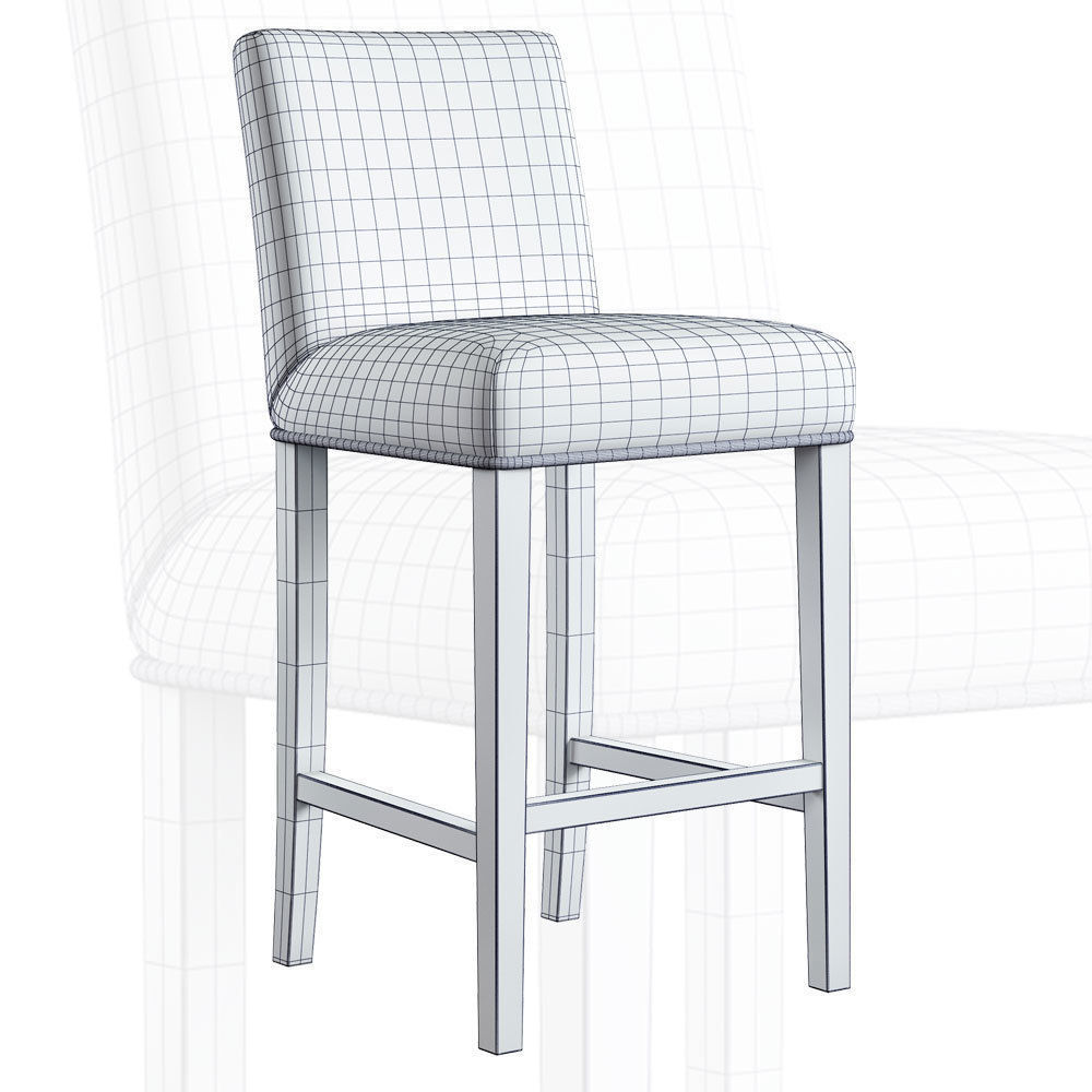 chair Parson 3D model_7