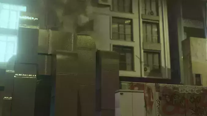 Street Theme Environment Low Poly 3D model